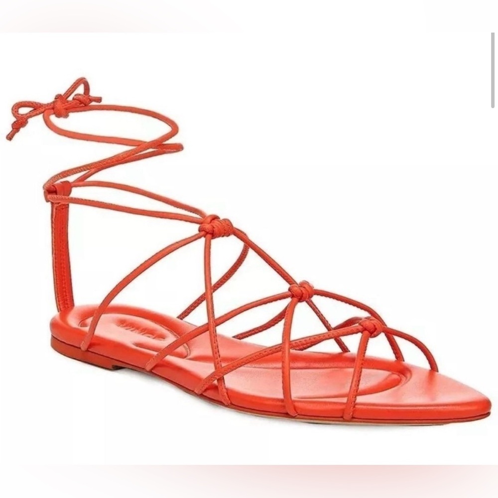 Vince Kenna Strappy Sandal (Women) Size 11 M Burnt Orchid GUC